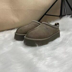 🌺🌺🌺UGG Tazz Platform Shearling Lined Slipper - Hickory